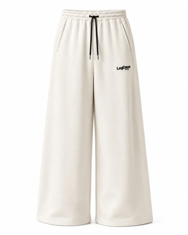 OFF-WHITE Lower Baggy-fit French cotton Unisex