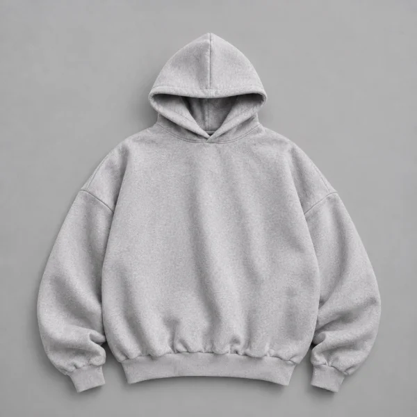 The Oversized Hoodie – Melange Grey