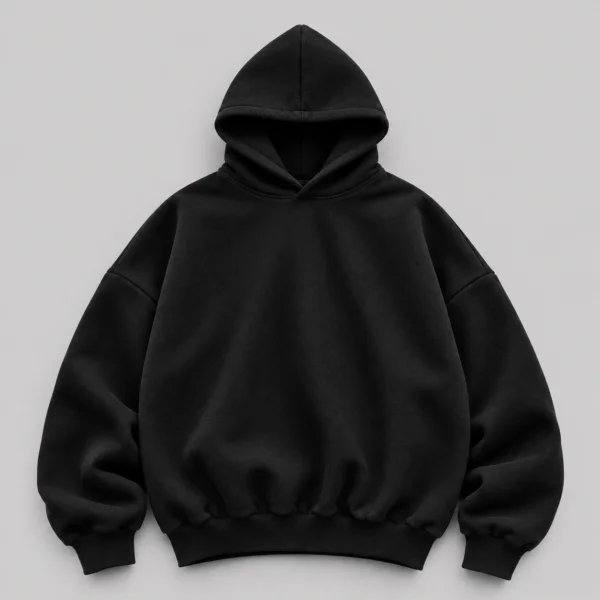 The Oversized Hoodie – Black