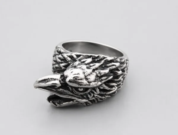 Raven Skull Ring
