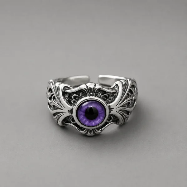 Amethyst Eye Ring