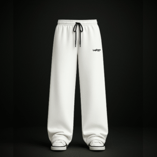 OFF-WHITE Lower Baggy-fit French cotton Unisex