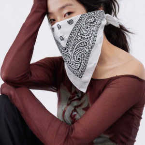 Leg Days Classic White Bandana