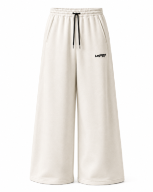 OFF-WHITE Lower Baggy-fit French cotton Unisex