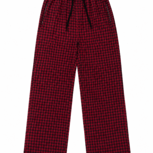 Red Check Baggy Lounge Pants – Limited Edition
