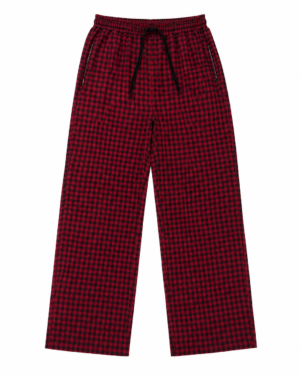 Red Check Baggy Lounge Pants – Limited Edition