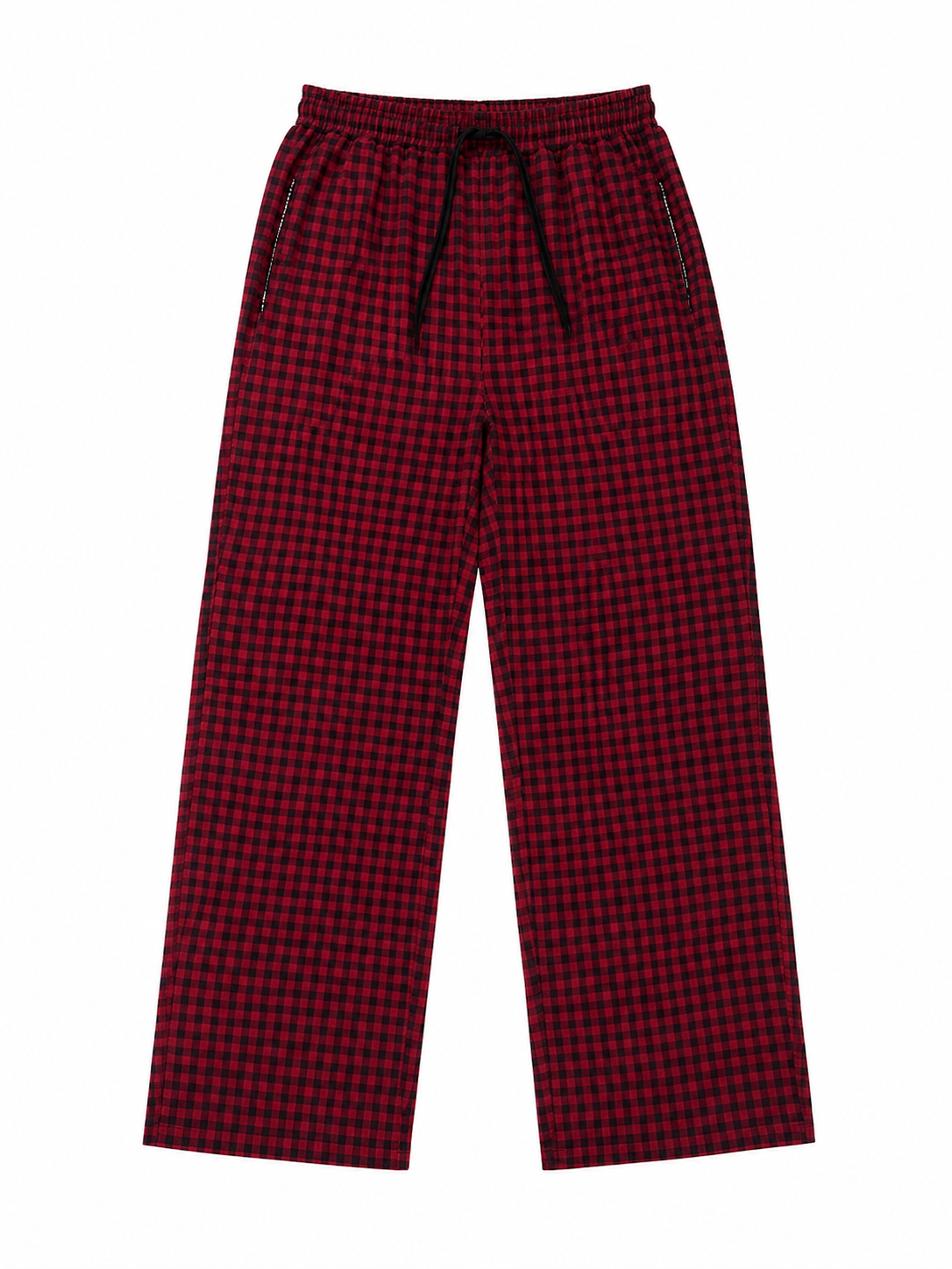 Red Check Baggy Lounge Pants – Limited Edition