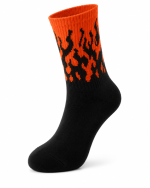 Inferno Blaze Socks – Black & Orange | Special Edition