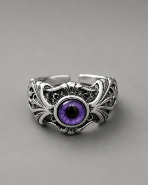 Amethyst Eye Ring