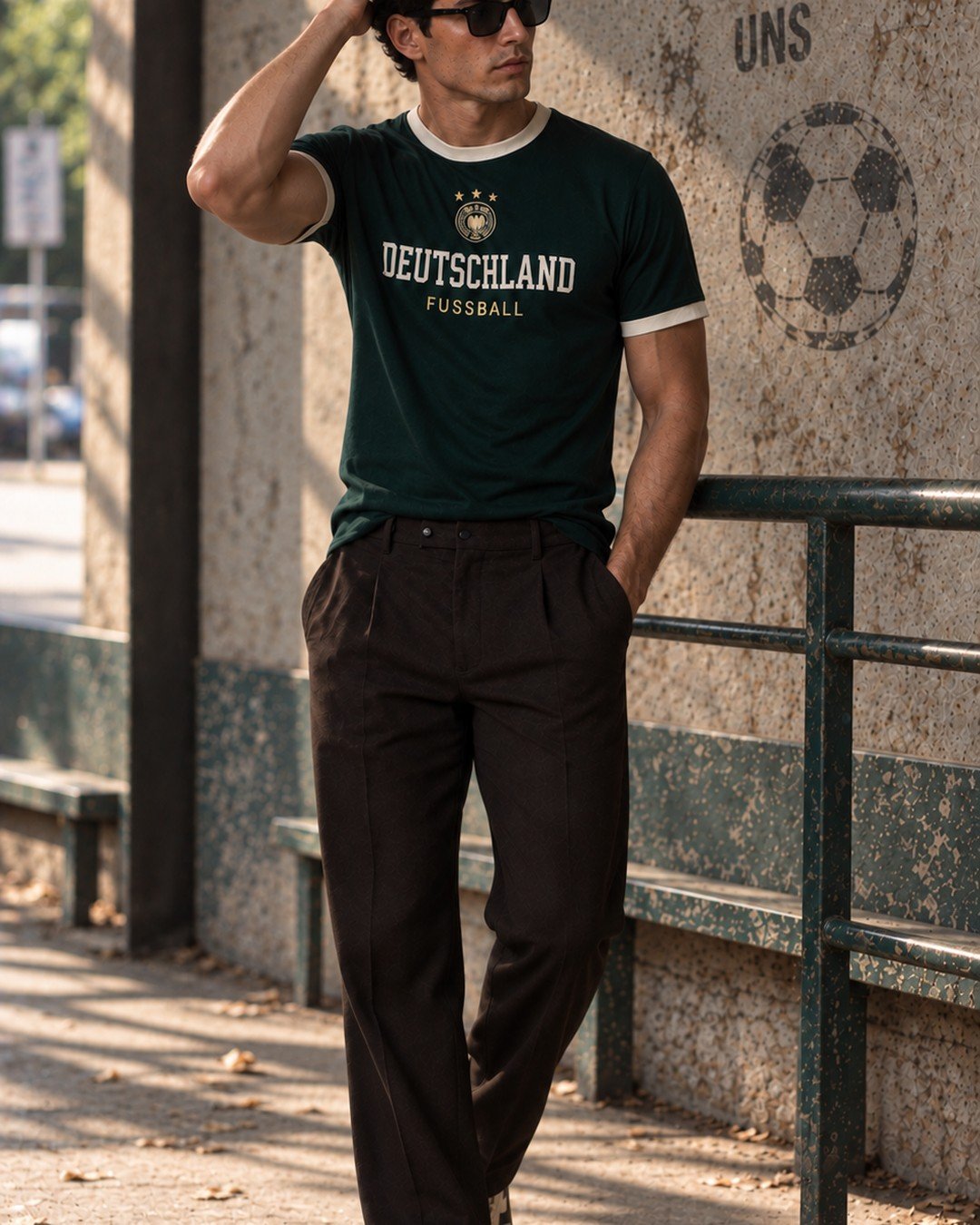Deutschland — Fussball Crop Tee - Image 3
