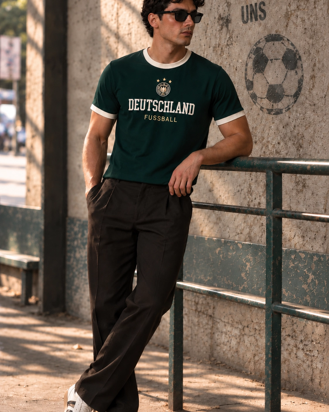 Deutschland — Fussball Crop Tee - Image 2