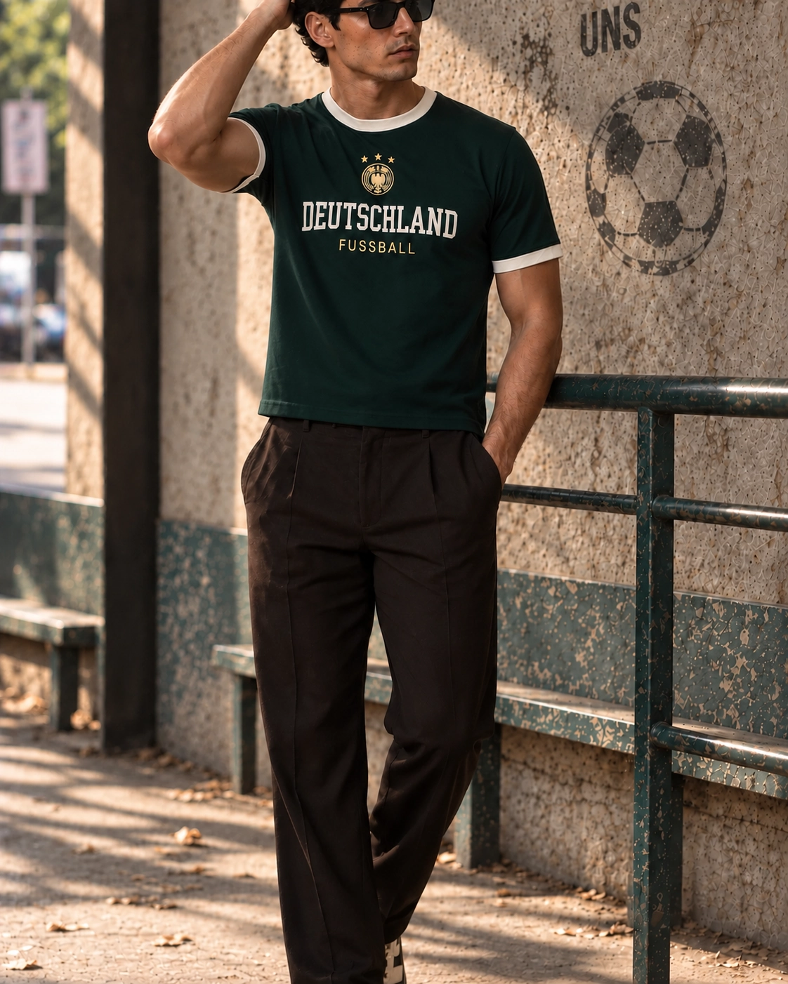 Deutschland — Fussball Crop Tee - Image 3