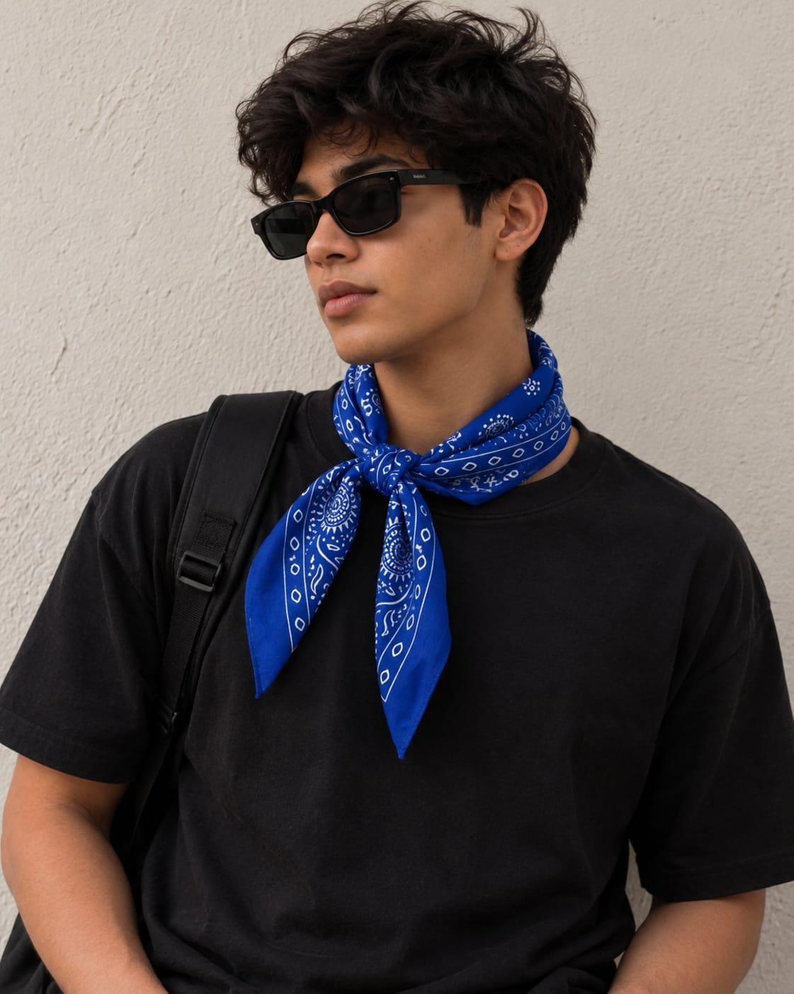 Dark Blue Bandana - Image 3