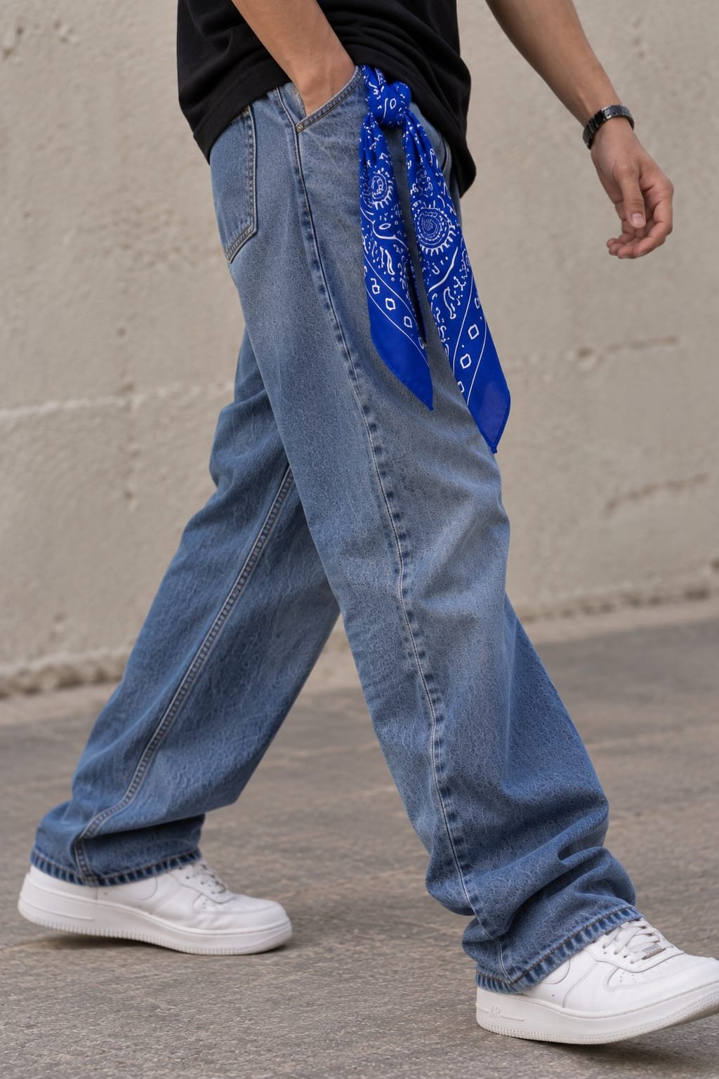 Dark Blue Bandana - Image 5