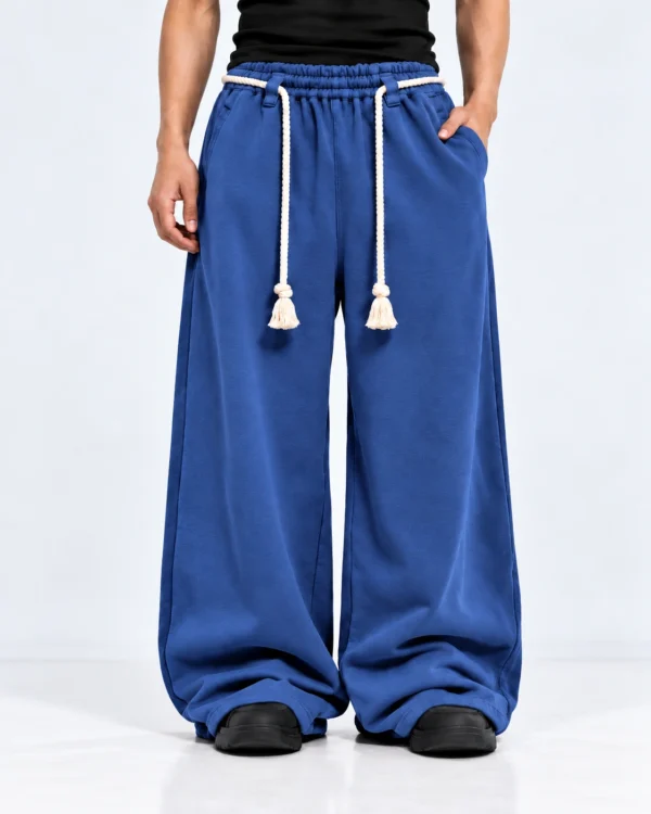 Rope Abyss Blue Baggy Lower - Unisex